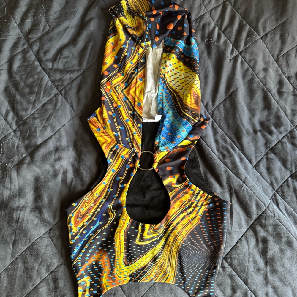 iHeartRaves Digital Dojo halter top and pants set - Small